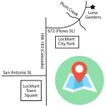Map to Luna Gardens